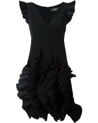Черное шелковое платье от Capucci