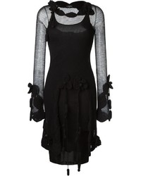 Черное шелковое платье от Chanel