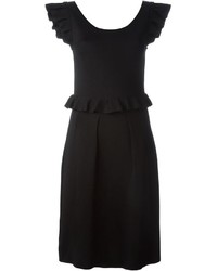 Черное шелковое платье от Christian Dior