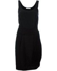 Черное шелковое платье от Christian Dior