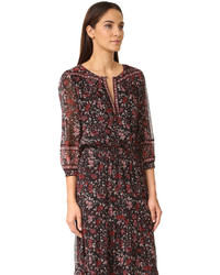 Черное шелковое платье от Joie