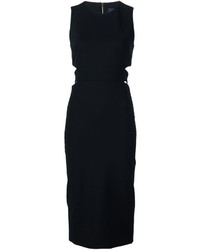 Черное шелковое платье от Cushnie et Ochs