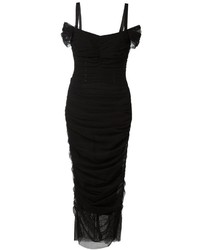 Черное шелковое платье от Dolce & Gabbana