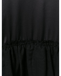 Черное шелковое платье от Ann Demeulemeester