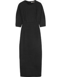 Черное шелковое платье от Emilia Wickstead