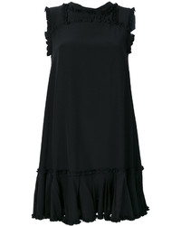 Черное шелковое платье от Ermanno Scervino