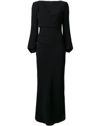 Черное шелковое платье от Giorgio Armani