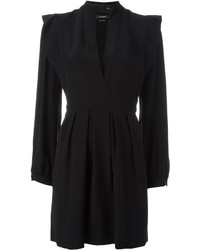 Черное шелковое платье от Isabel Marant