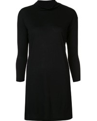 Черное шелковое платье от MM6 MAISON MARGIELA