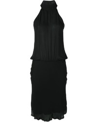 Черное шелковое платье от Nili Lotan