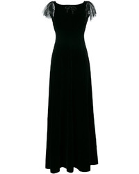 Черное шелковое платье от No.21