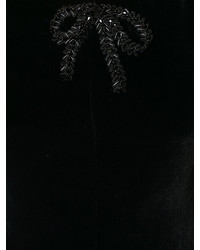 Черное шелковое платье от No.21