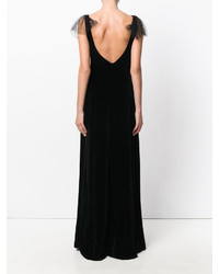 Черное шелковое платье от No.21