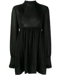 Черное шелковое платье от Paco Rabanne