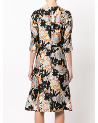 Черное шелковое платье от Marni