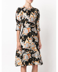 Черное шелковое платье от Marni