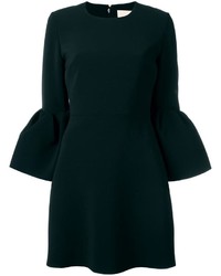 Черное шелковое платье от Roksanda