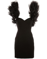 Черное шелковое платье от Saint Laurent