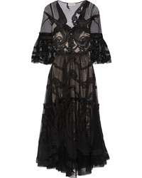 Черное шелковое платье от Temperley London