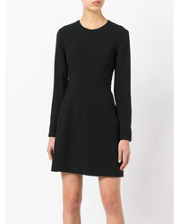 Черное шелковое платье от Saint Laurent