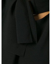 Черное шелковое платье от Saint Laurent