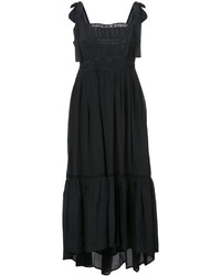 Черное шелковое платье от Ulla Johnson