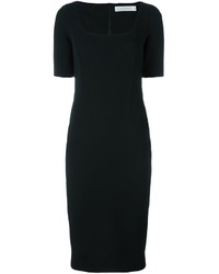 Черное шелковое платье от Victoria Beckham