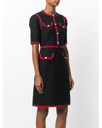 Черное шелковое платье от Gucci