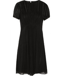 Черное шелковое свободное платье от Marc by Marc Jacobs