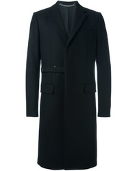 Мужское черное шерстяное пальто от Givenchy