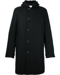 Мужское черное шерстяное пальто от Stephan Schneider