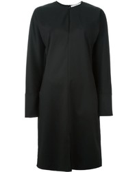 Черное шерстяное платье прямого кроя от Givenchy