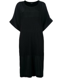 Черное шерстяное платье от Avelon