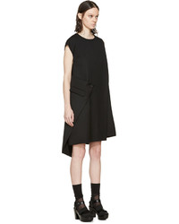 Черное шерстяное платье от Enfold