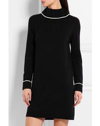 Черное шерстяное платье от Vanessa Seward