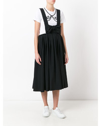 Черное шерстяное платье от Comme des Garcons