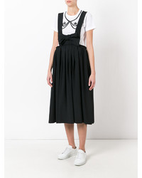 Черное шерстяное платье от Comme des Garcons