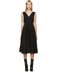Черное шерстяное платье от Dolce & Gabbana