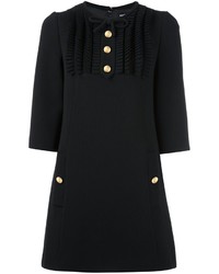 Черное шерстяное платье от Dolce & Gabbana