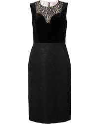 Черное шерстяное платье от Lanvin