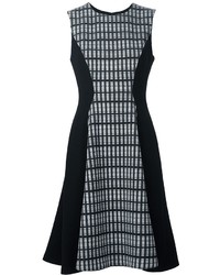 Черное шерстяное платье от Lela Rose