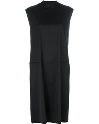 Черное шерстяное платье от MM6 MAISON MARGIELA
