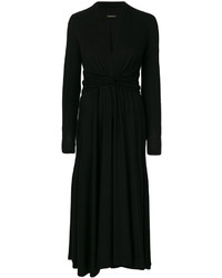 Черное шерстяное платье от Plein Sud Jeans