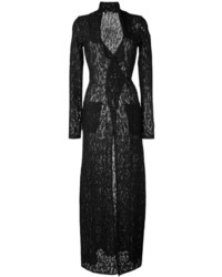 Черное шерстяное платье от Roberto Cavalli