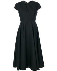 Черное шерстяное платье от Rochas