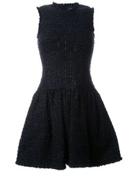 Черное шерстяное платье от Simone Rocha