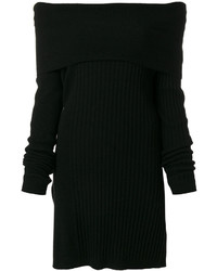 Черное шерстяное платье от Twin-Set