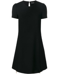 Черное шерстяное повседневное платье от Twin-Set
