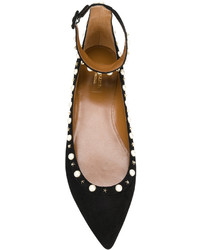Черные балетки от Aquazzura