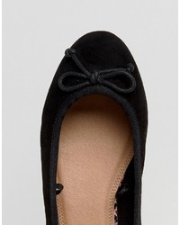Черные балетки от Asos